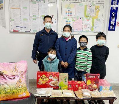 110年2月：普伽藍用愛，照亮每個需要的心-鳳林分局轉介花蓮鳳林瑞穗豐濱弱勢家庭