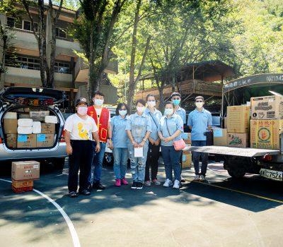 110年8月：桃源搶通第三日 普伽藍物資關懷送愛心