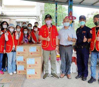 行動支持不遺餘力！六龜分局梅山派出所協力傳愛